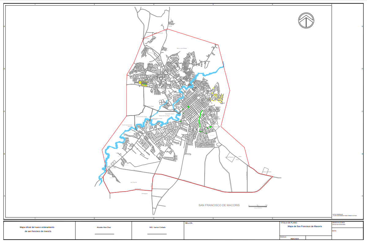 Mapa Oficial de San Francisco de Macorís